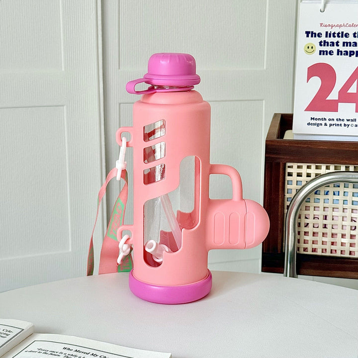 Women Trendy Water Bottle with Innovative Design and Practical Carry Handle Kalsten