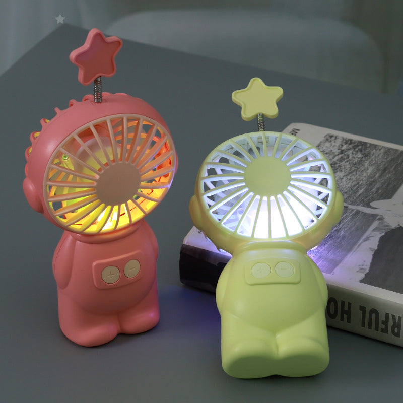 Unisex Portable Mini Fan in Creative Figure Design Kalsten