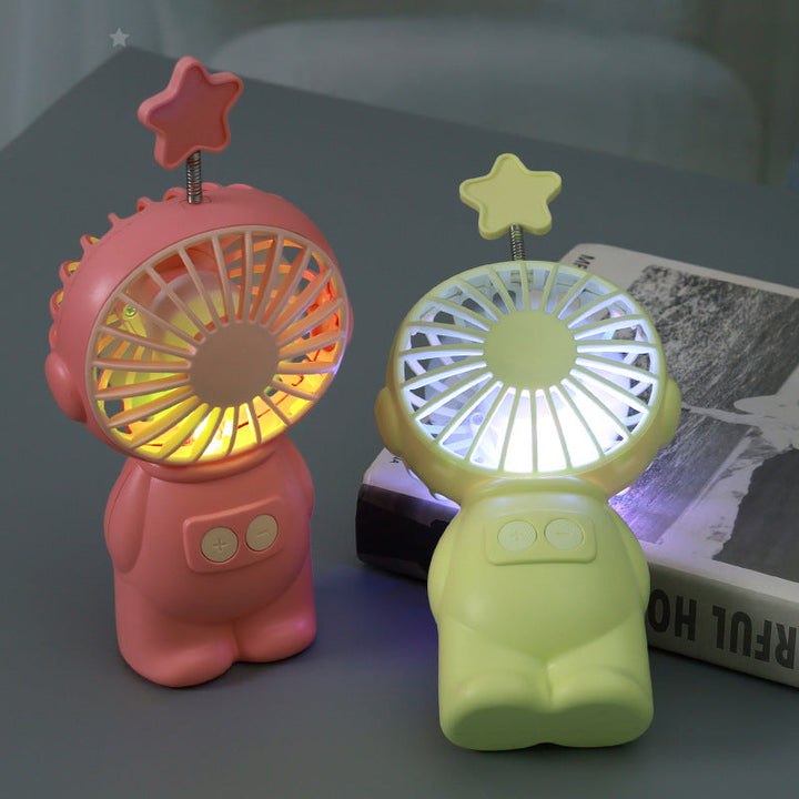 Unisex Portable Mini Fan in Creative Figure Design Kalsten