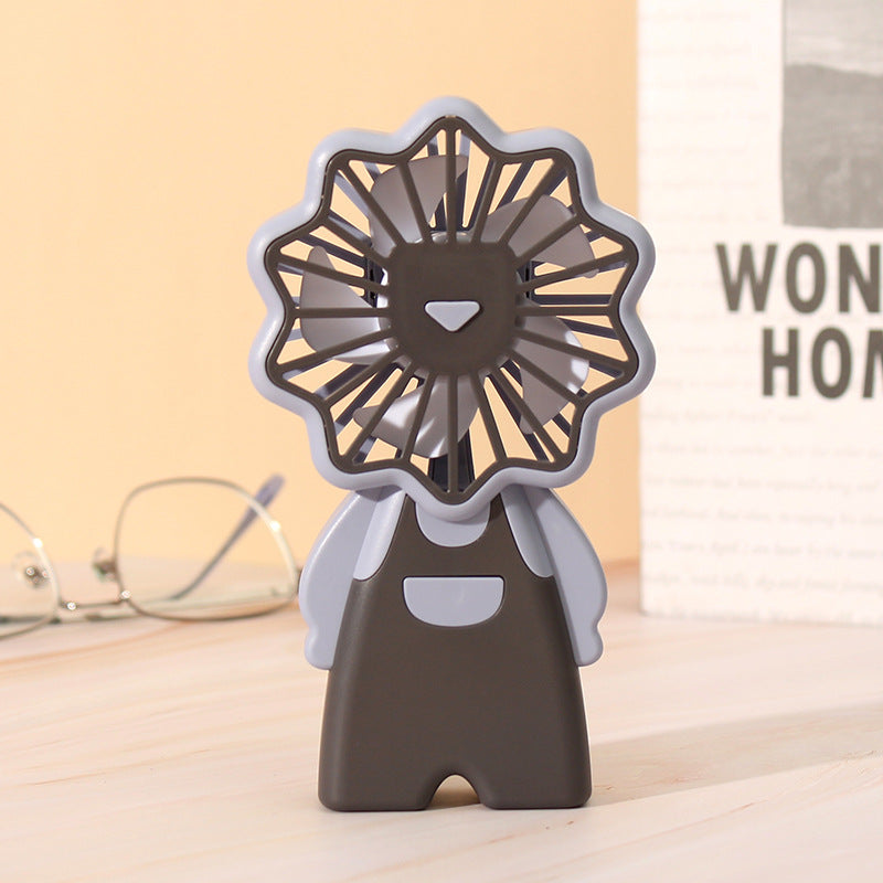 Women Portable Mini Fan in Creative Figure Design Kalsten