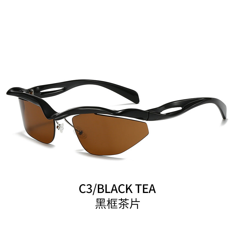 Women's sporty sunglasses with aerodynamic frame Kalsten 1780028486