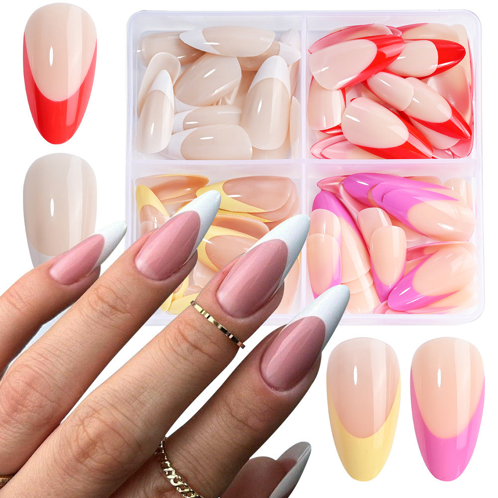 Stylish Almond-Shaped Press-On Nail Collection Kalsten