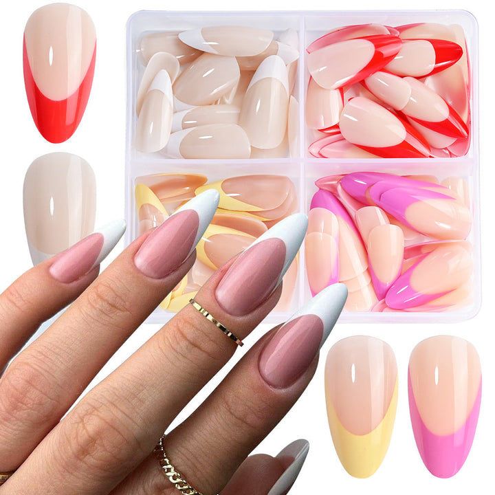 Stylish Almond-Shaped Press-On Nail Collection Kalsten