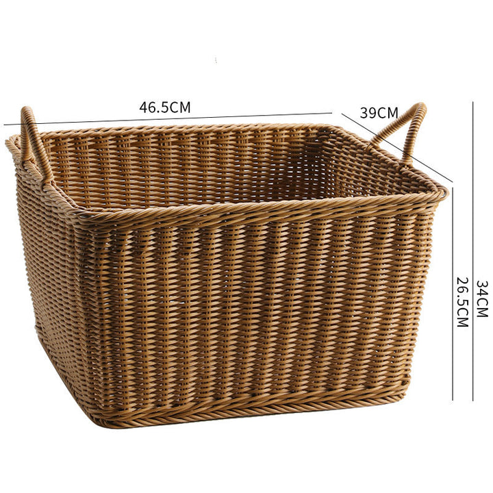 Premium Handwoven Wicker Storage Bin Kalsten