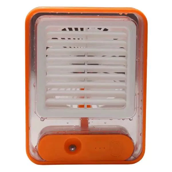 Unisex One Size Compact USB Microclimate Cooler and Whisper-Quiet Table Fan with Transparent Water Tank and Adjustable Louver Kalsten