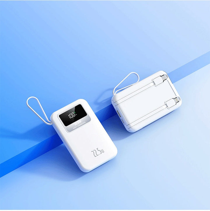 Portable power bank with digital display and intelligent 22.5W fast charging function Kalsten