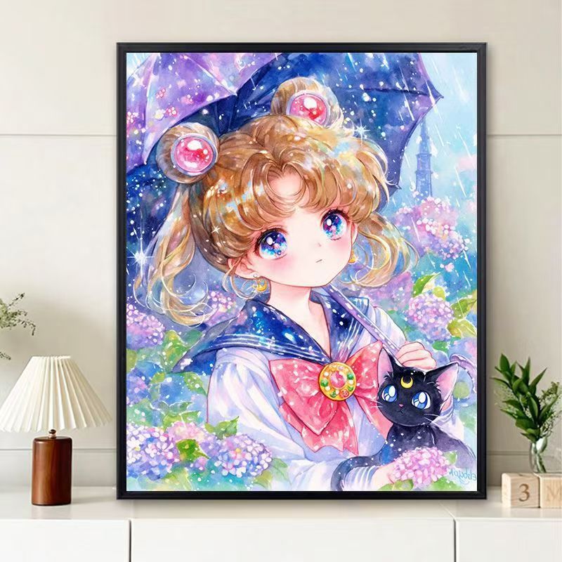 Whimsical Floral Character Art Print Kalsten