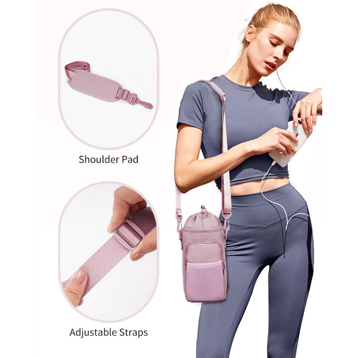 Unisex Water Bottle with Portable Net Bag Kalsten