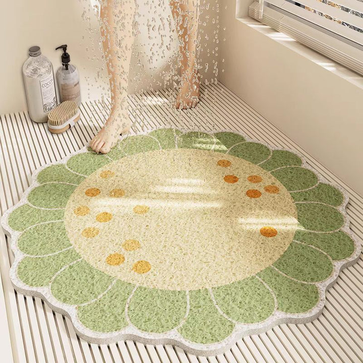 Floral Shaped Bath Mat Kalsten