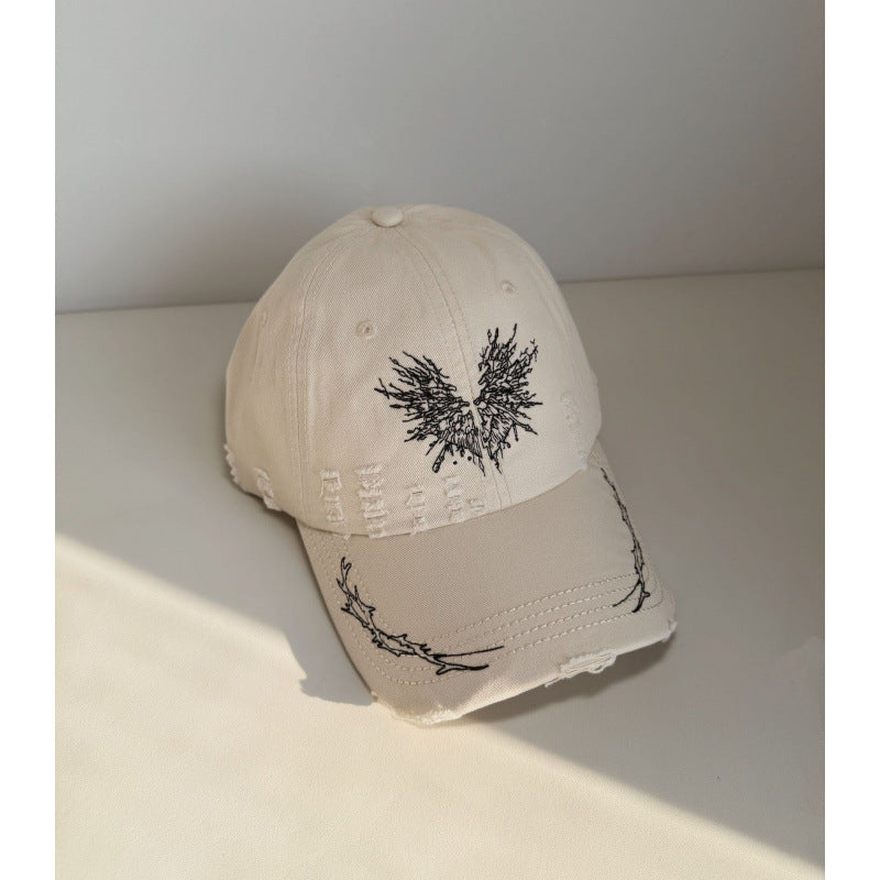 Women's Distressed Graphic Snapback Cap Kalsten