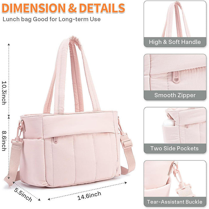 Multifunctional Padded Shoulder Bag Kalsten