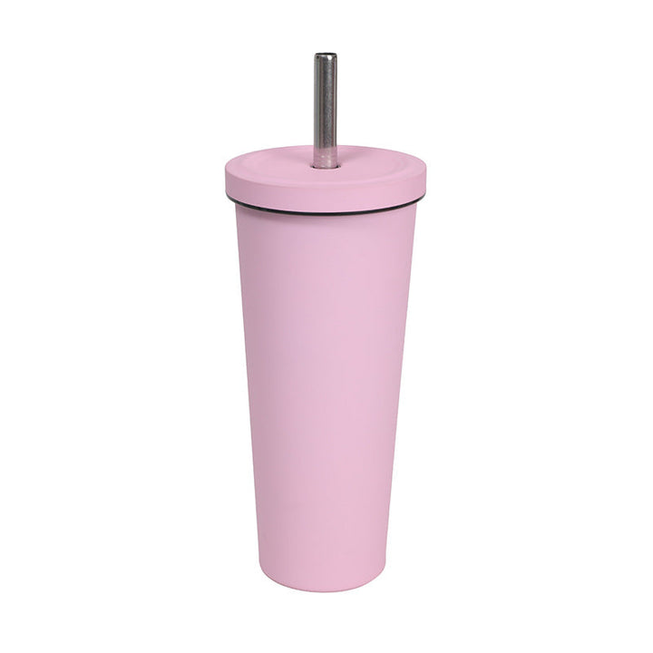 Unisex To-Go drinking mug with strong insulation and stainless steel straw Kalsten