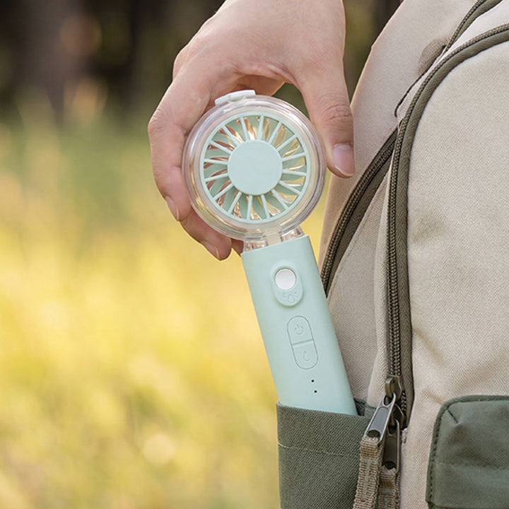Unisex portable mini fan with spray mist function and USB battery Kalsten