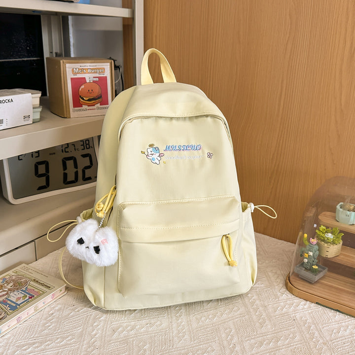 Casual Lightweight Embroidered School Backpack
