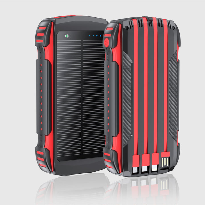 Robust Solar Power Bank with Integrated LED Lighting Kalsten