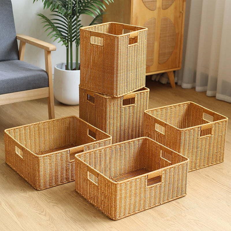 Handcrafted Wicker Storage Tray Kalsten