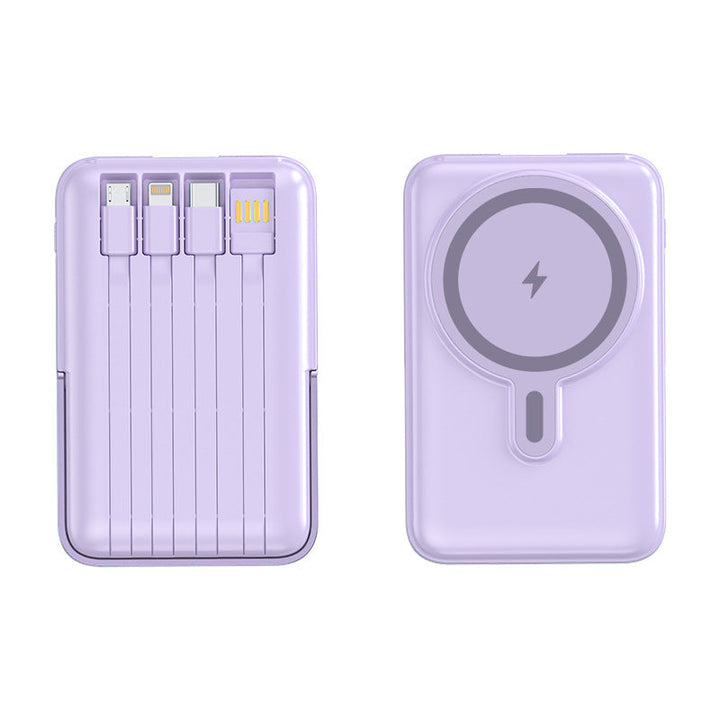 Portable power bank with multifunctional charging cables Kalsten