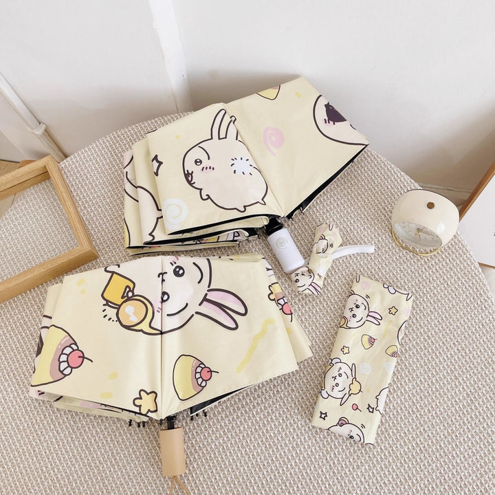 Women's Folding Umbrella with Playful Animal Design Kalsten