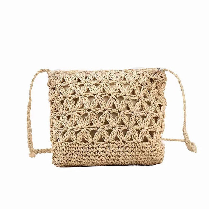 Crocheted Shoulder Bag Made of Natural Material Kalsten