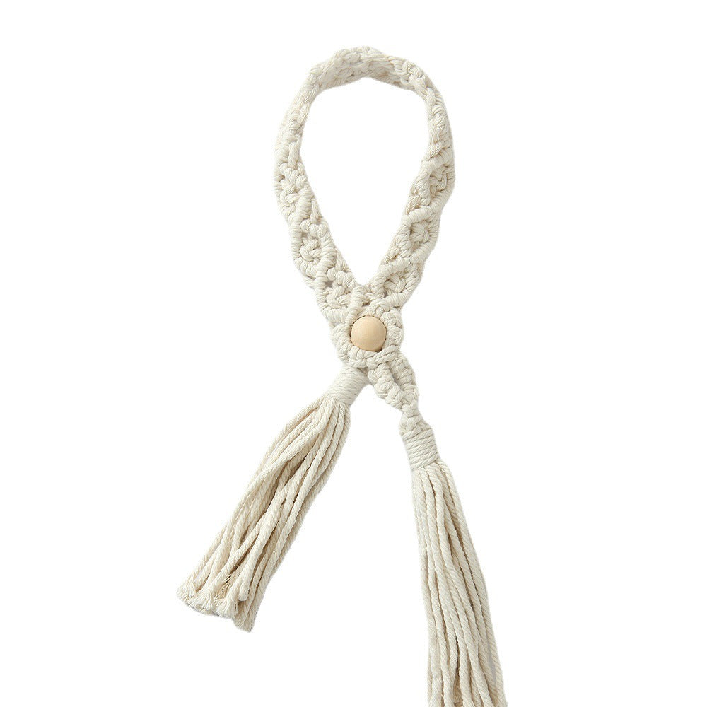 Macrame Curtain Tieback Holder Acalora