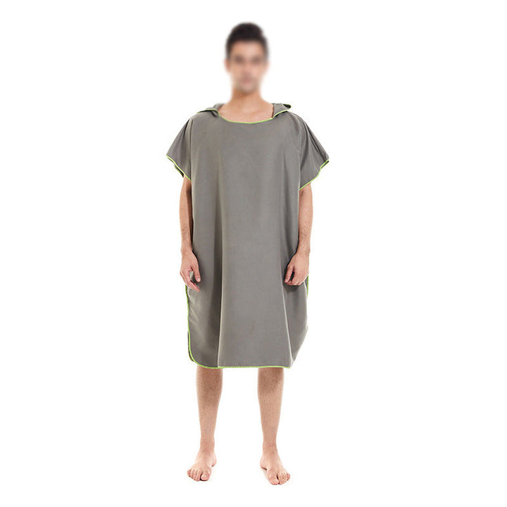 Women's Hooded Poncho made of soft Microfiber Fabric Kalsten