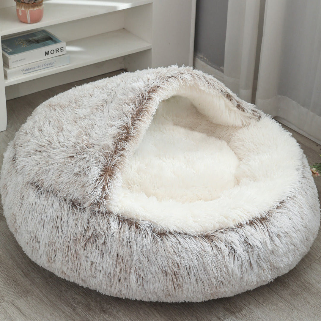 Women's cozy round pet bed Kalsten