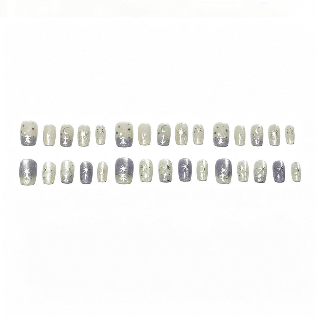 Celestial Themed Press-On Nail Set Kalsten