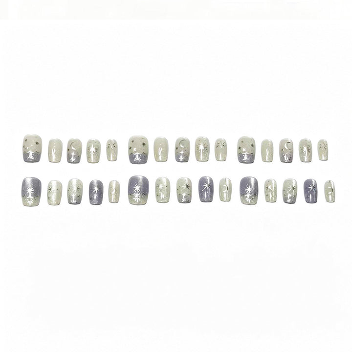 Celestial Themed Press-On Nail Set Kalsten