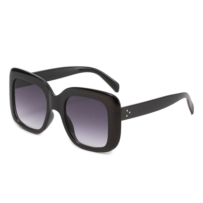 Women's oversized square sunglasses with high-quality plastic frame Kalsten