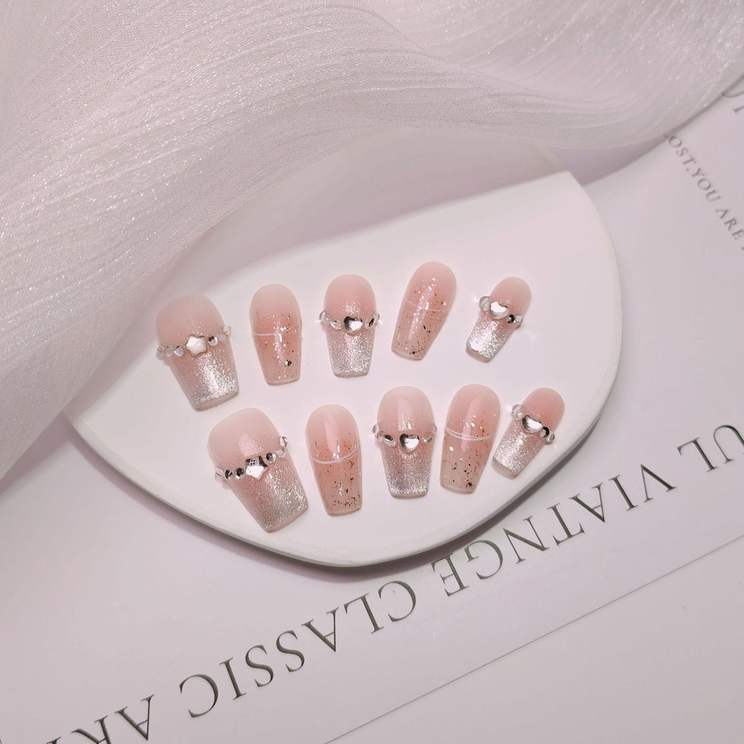 Elegant French Tip Press-On Nails Kalsten