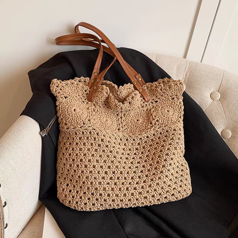 Hand-knotted macramé tote bag Kalsten