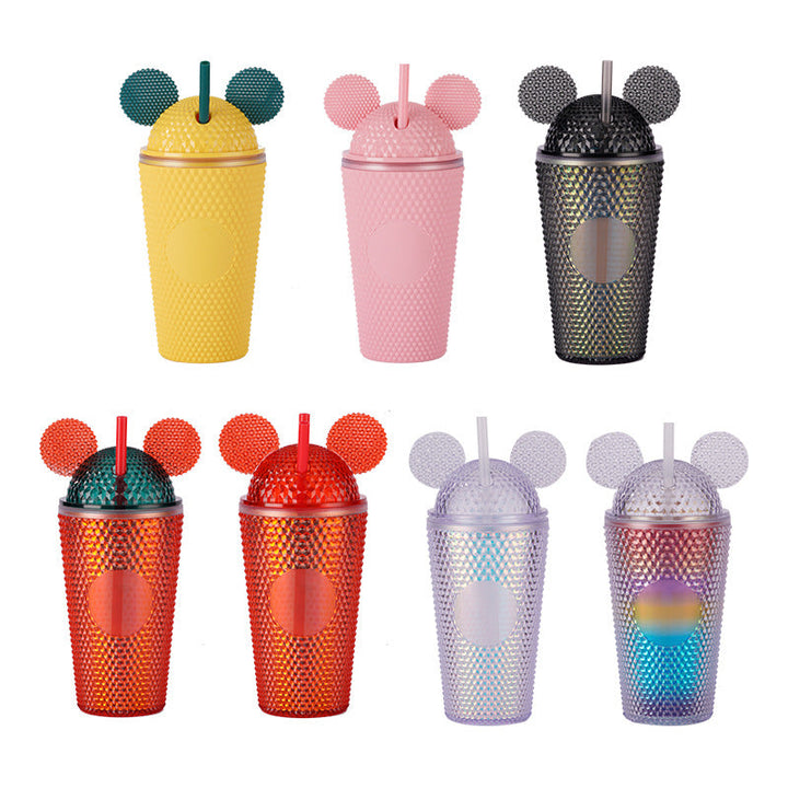 Ladies playful drinking cup with creative ears and anti-slip coating Kalsten