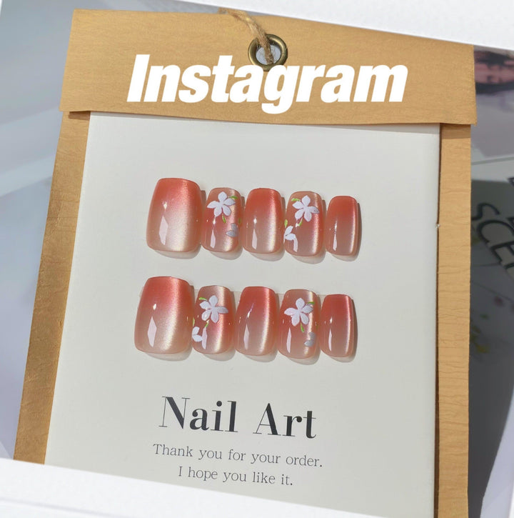 Artisan Floral Press-On Nail Set Kalsten