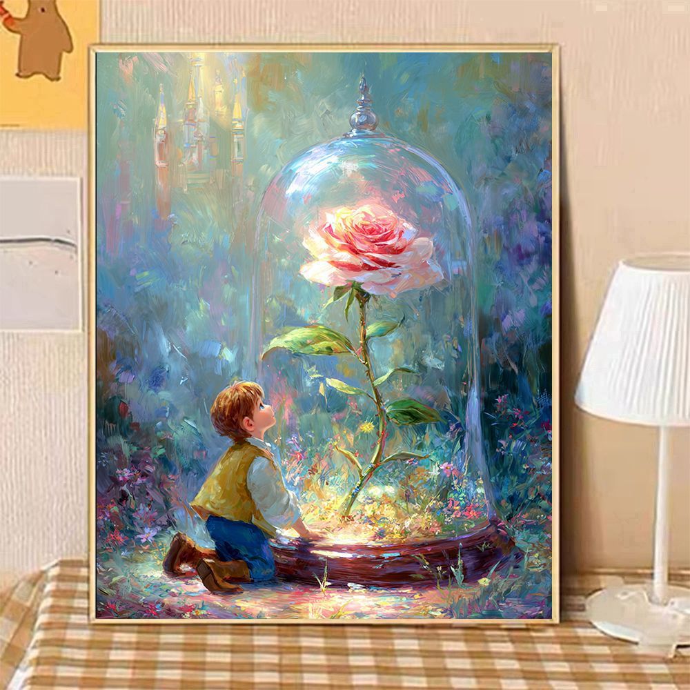Enchanted Garden Fantasy Art Print Kalsten