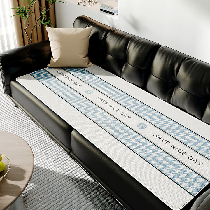 Stylish Textured Sofa Protector Mat Kalsten