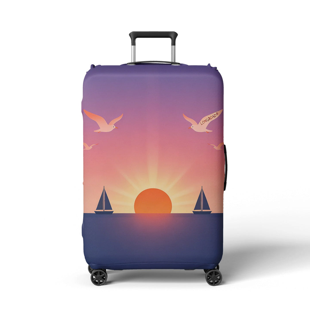 Women's suitcase cover with atmospheric landscape design Kalsten