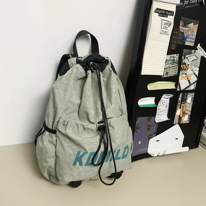 Drawstring Closure Lightweight School Backpack Kalsten
