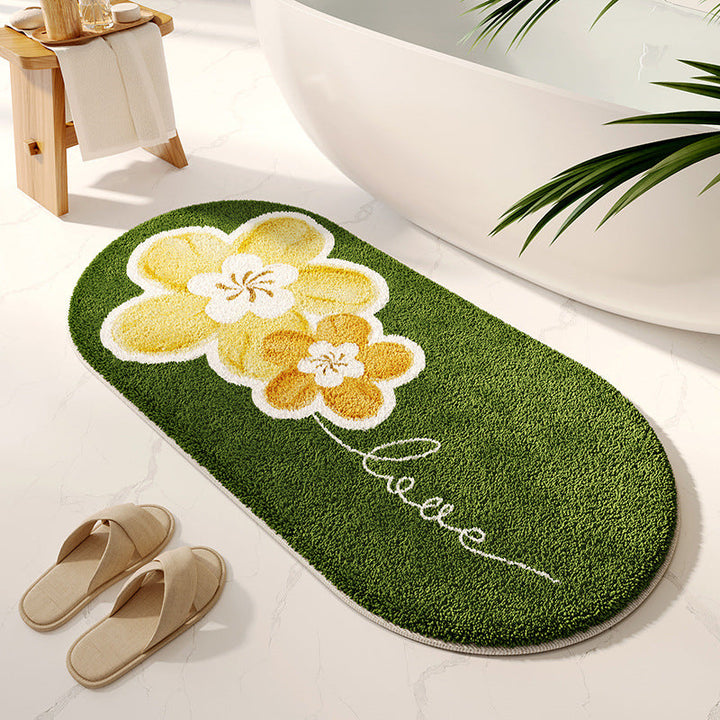 Soft Textured Bathroom Rug Kalsten