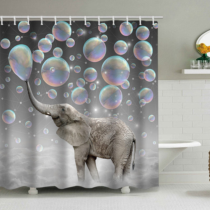 Playful Bear-Themed Shower Curtain Kalsten