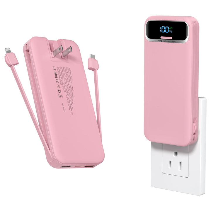 Powerbank with Integrated Charger and Lcd Display Kalsten
