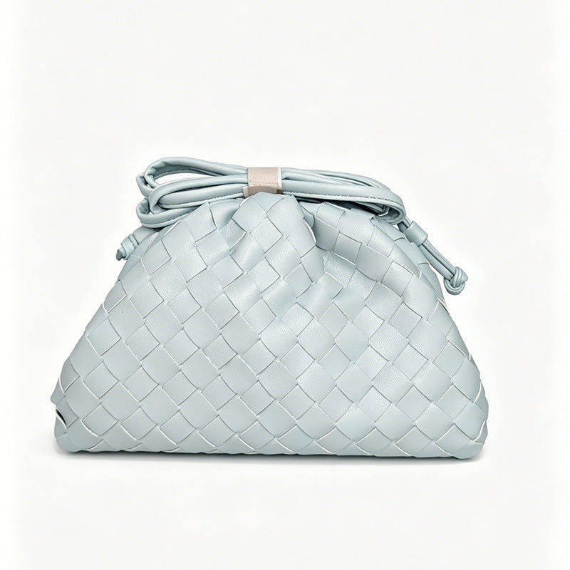 Textured Woven Handheld Clutch Acalora