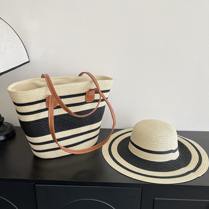 Fashionable Tote Bag Made of Braided Material Kalsten