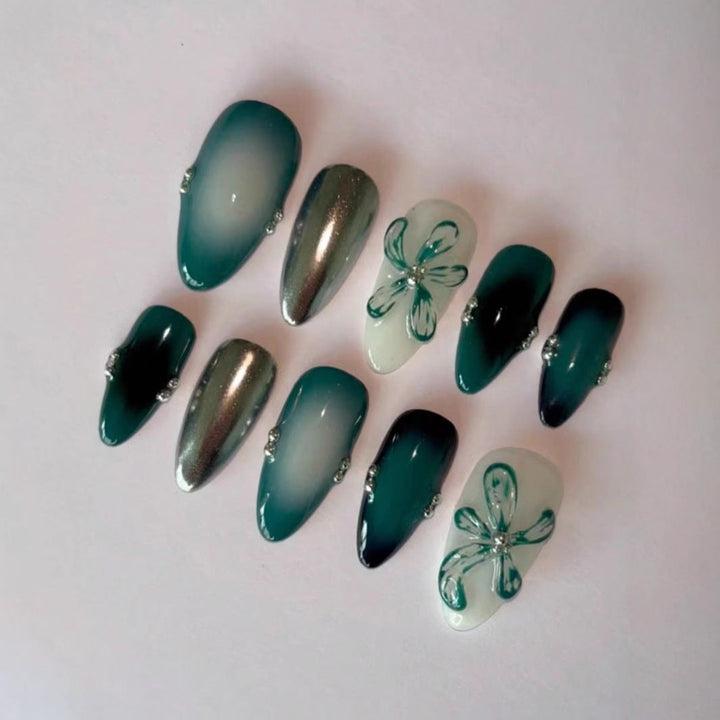 Artistic Press-On Nail Art Set Kalsten