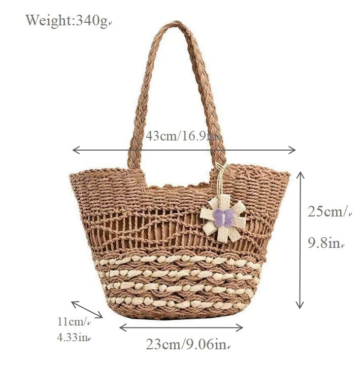 Handwoven Beach Tote Kalsten
