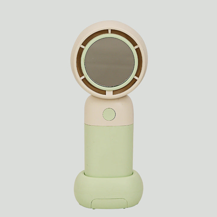 Women Portable Handheld Fan with Integrated Mirror Kalsten