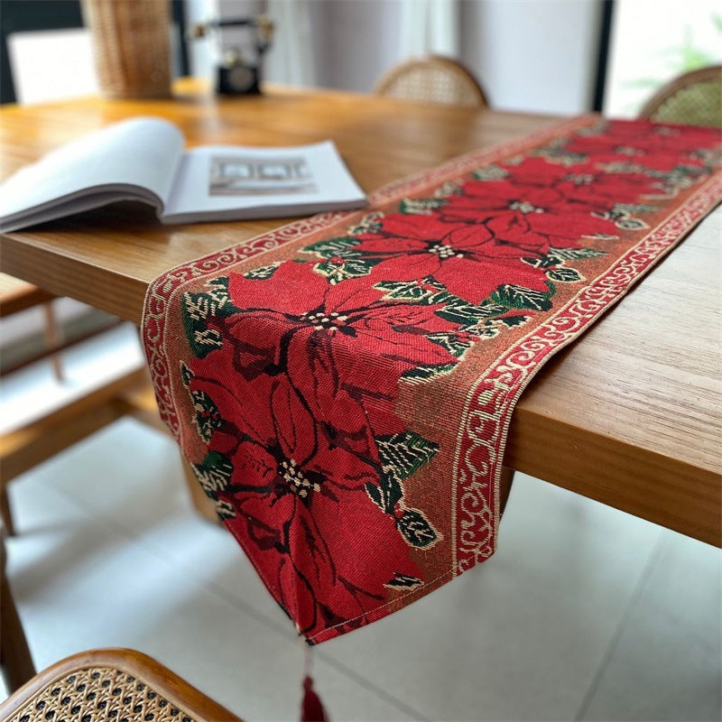 Festive Floral Table Runner  1788931233