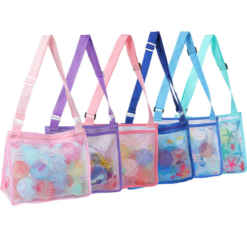 Practical Beach Bag Made of Mesh Material Kalsten