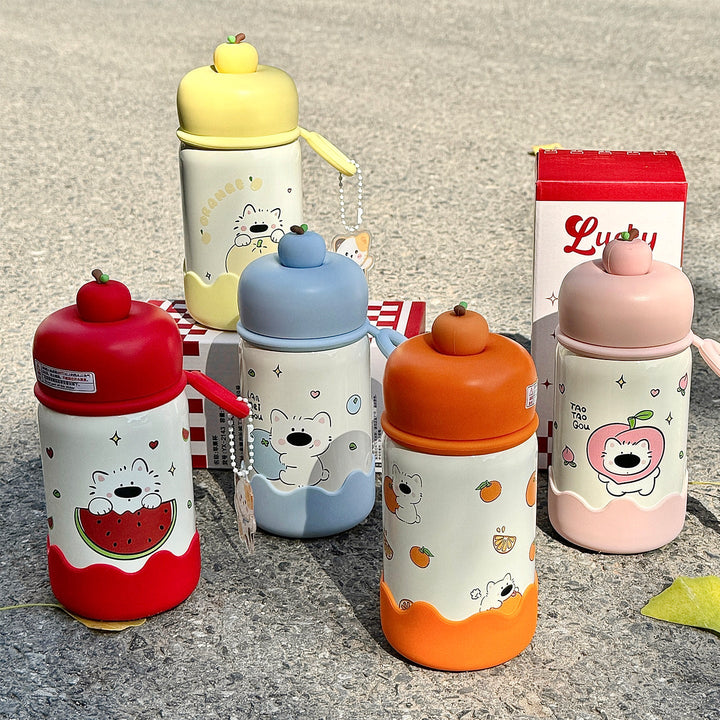 Women's water bottle with interactive fruit lid Kalsten