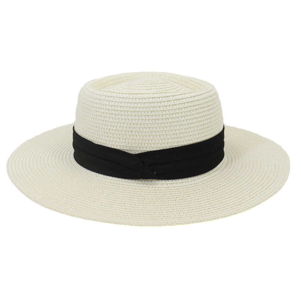 Breathable Sun Straw Boater Hat | Kalsten