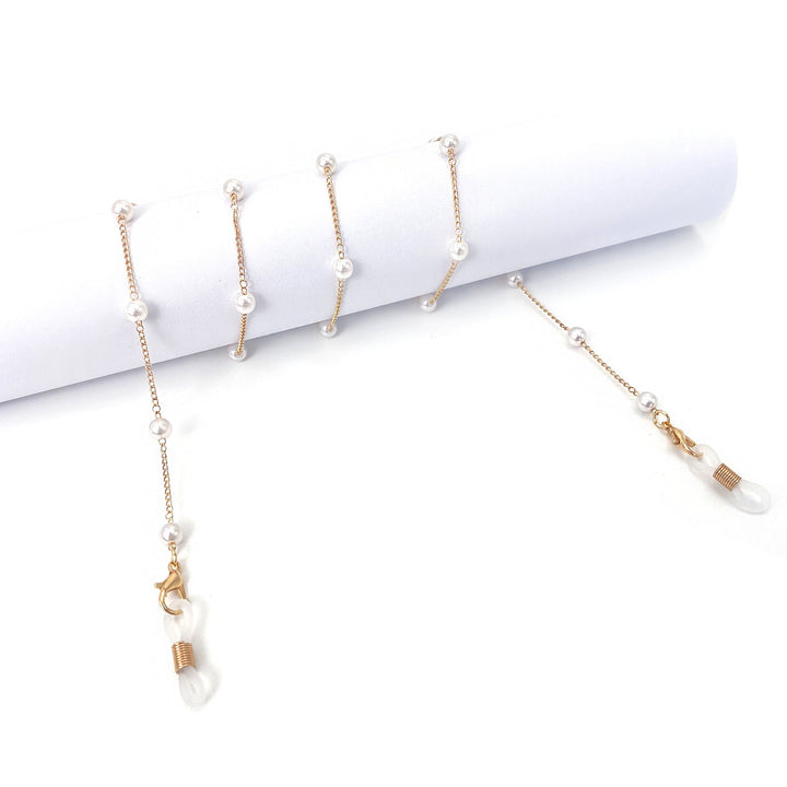 Pearl-Accented Eyewear Chain Kalsten